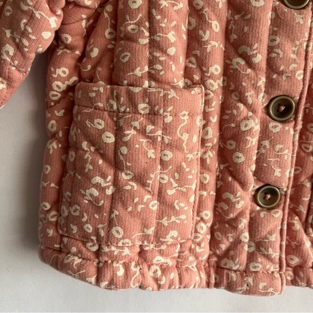 Jessica Simpson Pink Floral Quilted Jacket - Picture 4 of 8